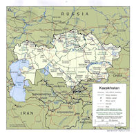 Kazakhstan Map - 