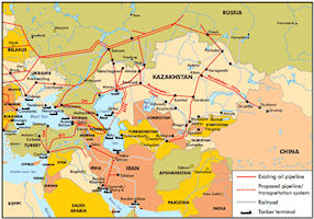 Central Asia Oil Pipelines