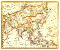 China History Map - 1809 Qing / Ch'ing (Manchu)