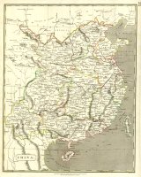 China History Map - 1821 Qing / Ch'ing (Manchu)