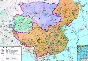 China History Map - 1644 Ming