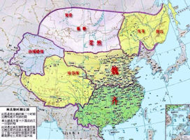 China History Map - 581 Nanchao