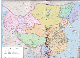 China History Map - 618 Sui Dynasty