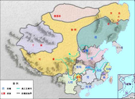 China History Map - 960 Wudai