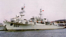 502 Nanchong - Type 065 Jiangnan frigate