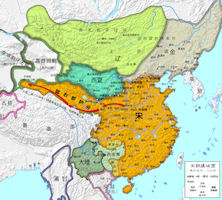 China History Map - 1123 Northern Song / Beisong