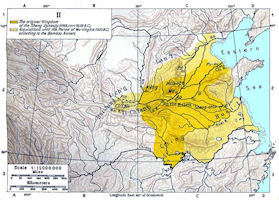 China History Map - Shang [Yin] Dynasty 
