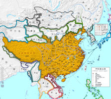 China History Map - 1572 Ming