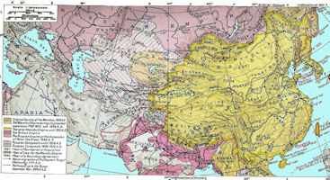 China History Map - 1912 Qing / Ch'ing (Manchu)