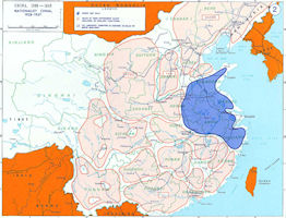 China History Map - Warlords 1928