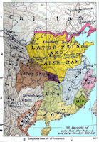 China History Map - Five Dynasties