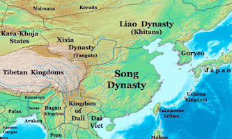China History Map - 960 Northern Song / Beisong