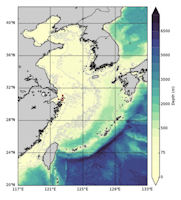 East China Sea Bathymetry