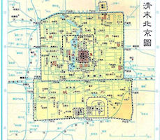 China History Map - Beijing Center