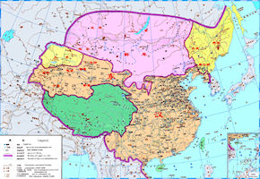 China History Map - Dong Han / Later Han