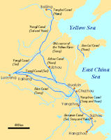 China History Map - Grand Canal