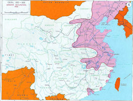 China History Map - Japan 1940