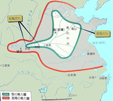 China History Map - Shang [Yin] Dynasty 