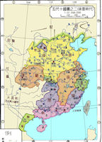 China History Map - 6 Dynasties