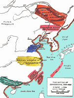 China History Map - Spheres of Influence 1895