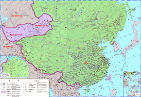 China History Map - Yuan (Mongol)