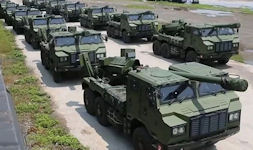 PCL-181 vehicle mounted howitzer