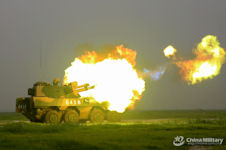 PLL-09 122mm self-propelled artillery