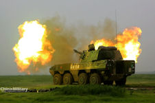 PLL-09 122mm self-propelled artillery