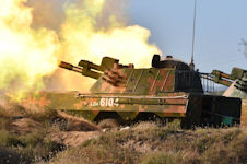 PLL-09 122mm self-propelled artillery