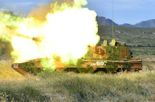 PLL-09 122mm self-propelled artillery