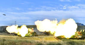 PLL-09 122mm self-propelled artillery