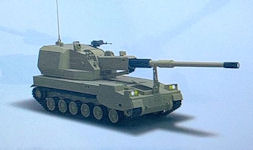 SH-16 155mm self-propelled howitzer turret
