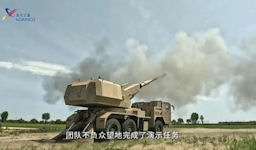 SH-16 155mm self-propelled howitzer turret