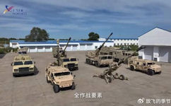 SH-16 155mm self-propelled howitzer turret