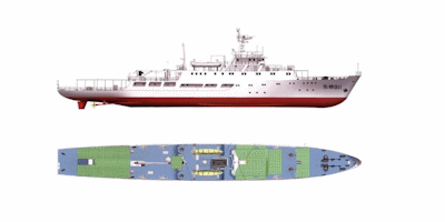 Dongxiu-911 Jinyou-class Type 648 submarine repair ship