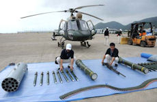 Z-11 light military transport helicopter