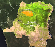 DR Congo Map