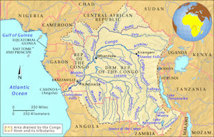 DR Congo Map
