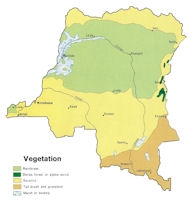 DR Congo Map