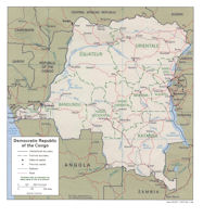 DR Congo Map