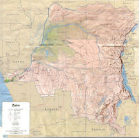 DR Congo Map