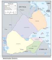 Djibouti Map