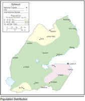 Djibouti Map