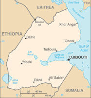Djibouti Map