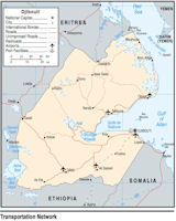 Djibouti Map