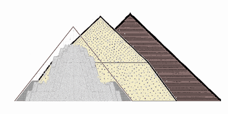 Snefru's Pyramids: Meidum, Bent, Red