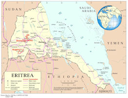 Eritrea Map