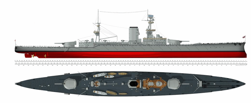 HMS Furious - British Aircraft Carrier, 1916