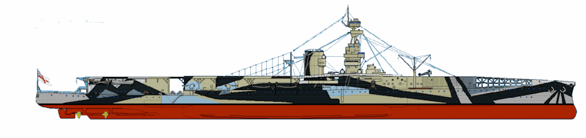 HMS Furious - British Aircraft Carrier, 1918