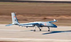 Bayraktar's Akinci Offensive Unmanned Aerial Vehicle ( TIHA )